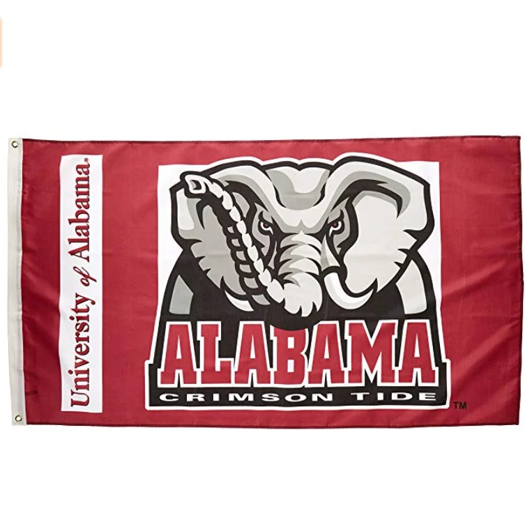 Double Side Printed Custom Ncaa Alabama Crimson Tide Garden Flag Buy