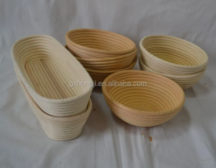 Round Wicker Bread Basket Rattan Wicker Bread Baskets Bread Proofing