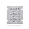 Matrix design 4x6 access control illuminated metal keypad