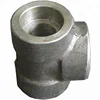 carbon steel SA105 class 3000 socket weld 1"x1/2" tee