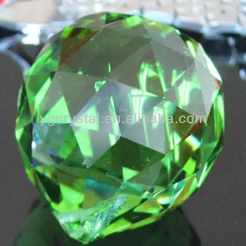 Crystal Ball For Chandelier Machine Cut Light Green Crystal Ball For Chandelier Machine Cut Light Green