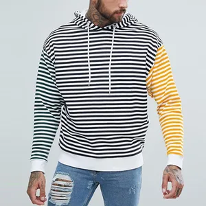 custom clothing manufacturers oversized contrast stripes mens hoodie custom clothing manufacturers oversized contrast stripes mens hoodie