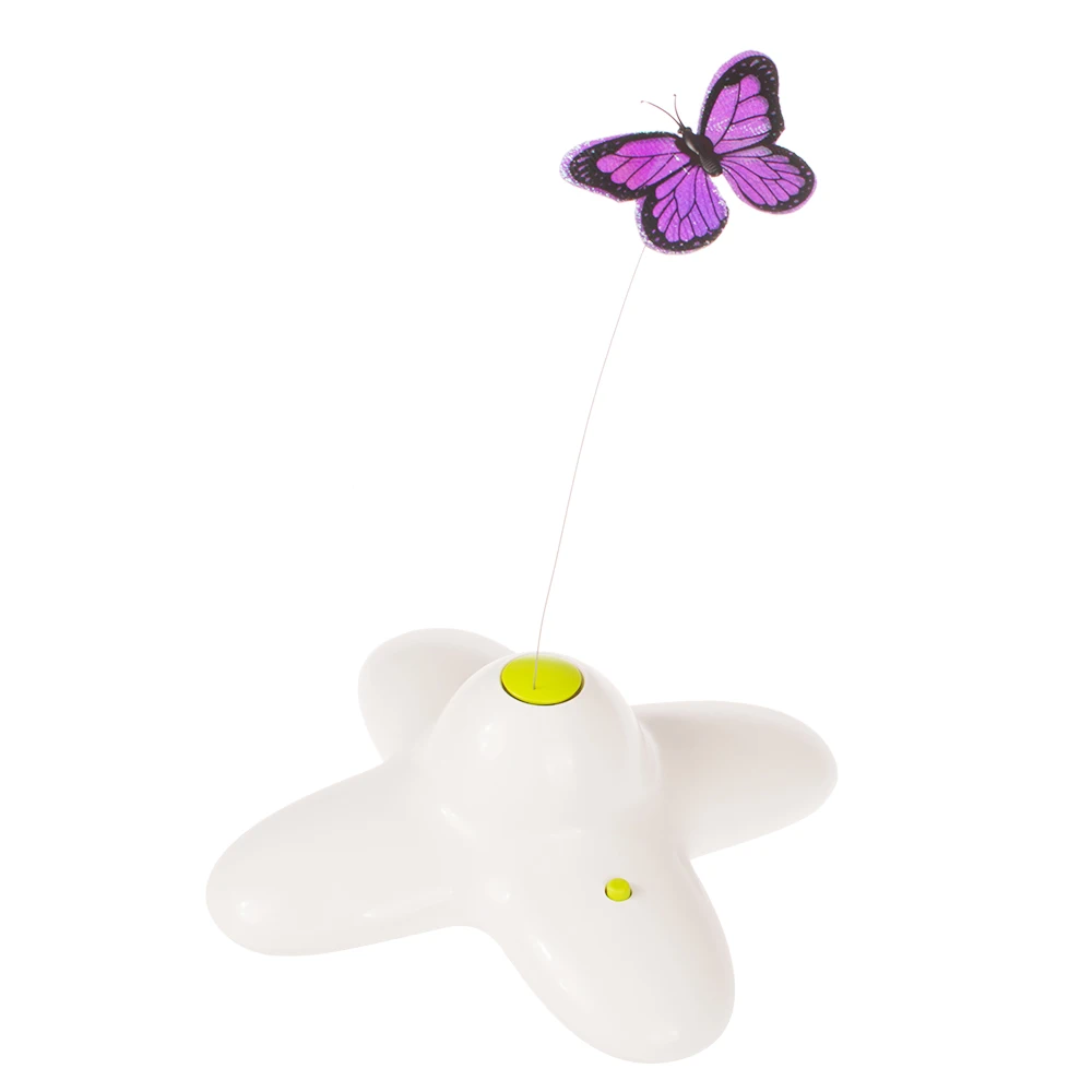 interactive butterfly cat toy