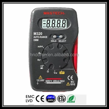 M320 Mastech 600v Pocket Digital Multimeter - Buy 600v Pocket Digital