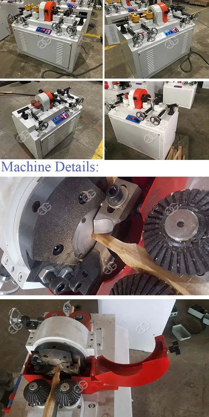 New Condition Wooden Broom Handle Threading Round Wood Screw Thread Rod