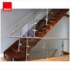 Staircase Railings / Handrails Position and Stainless Steel Material handrail post glass railing