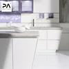 Customized modern lacquer MDF melamine modular cabinet small kitchen designs