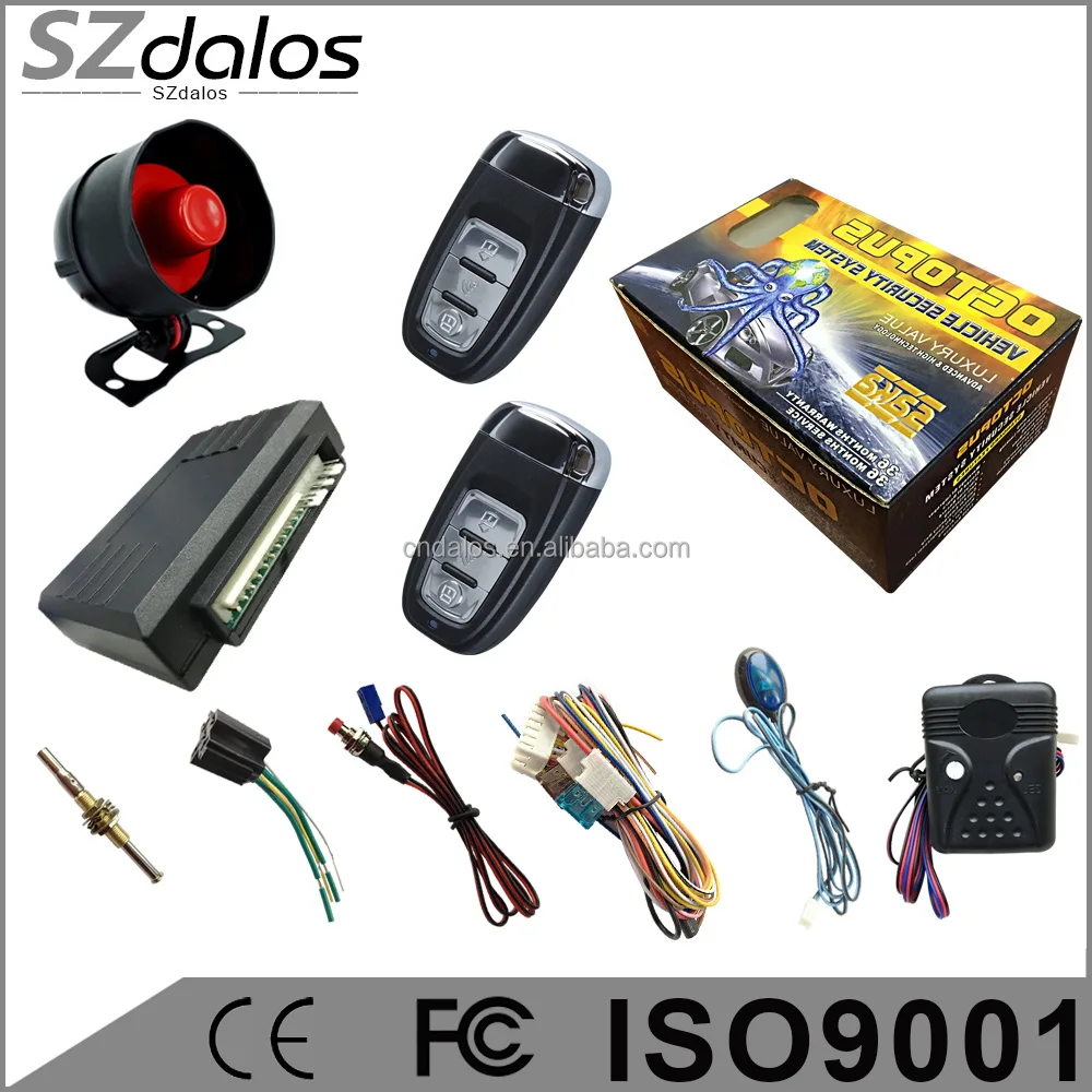 Prestige/octopus One Way Car Alarm System With Anti-hijack Functions,2pcs Remote One Way Car Alarm With Cheapest Price - Buy Smart Car Alarm System ...