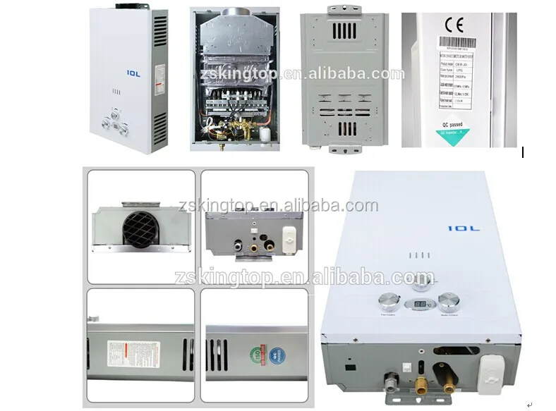 12l Zero Pressure Coated Panel Flue Type Lpg Gas Water Heater Buy 12l