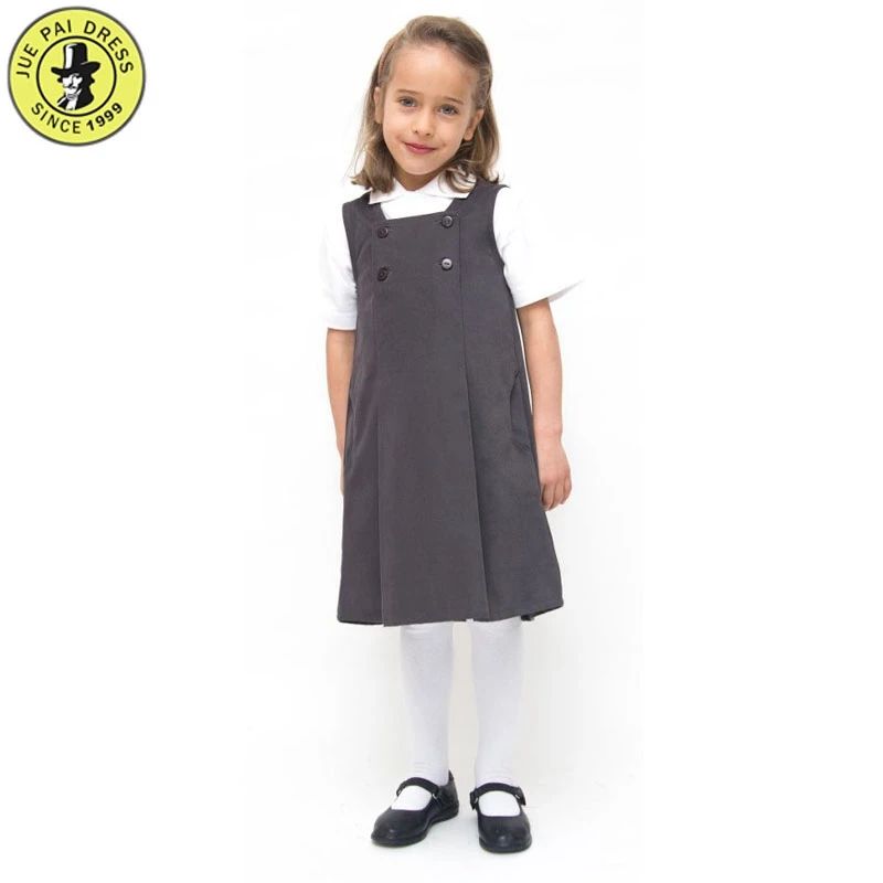 Cotton School Pinafore Jersey Dress 