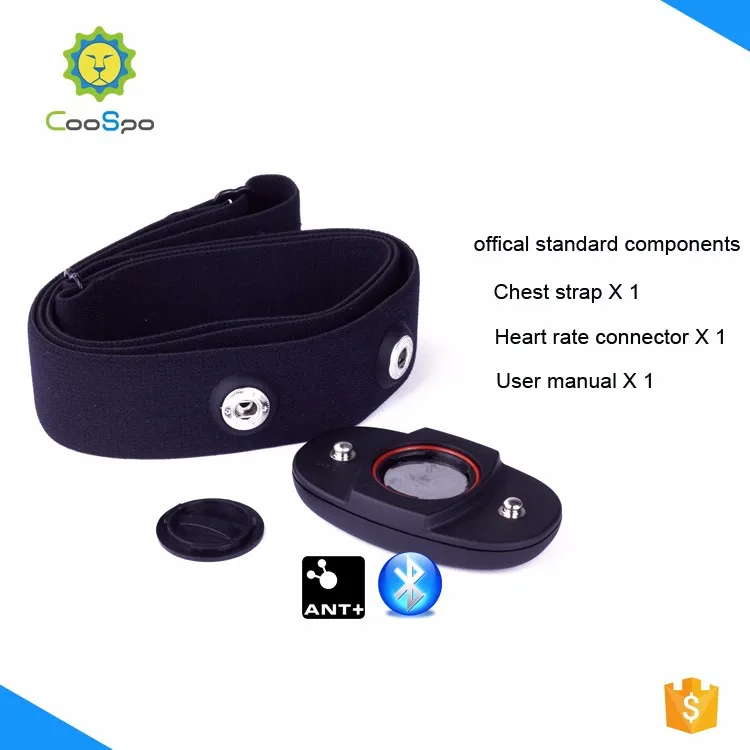 Coospo Heart Rate Monitor Chest Strap Ecg Fitness Tracker Ant+