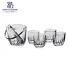 5pcs classic pub Ice bucket sets in stock with stainless steel clamp GB27019I