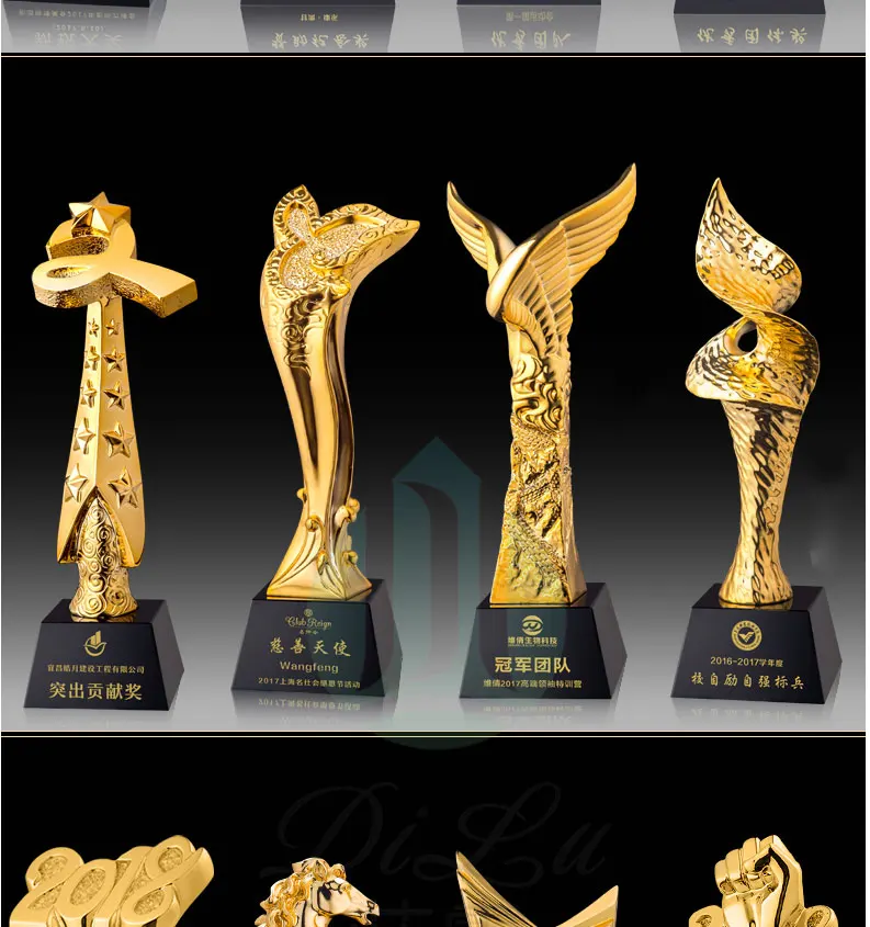 China Suppliers Custom Wholesale Trophies And Plaques Resin Award