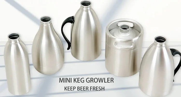 wholesale portable importar custom mini keg stainless steel draft beer keg 5l