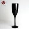Custom Wholesale Black Stem Wine Champagne Glass