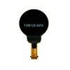 0.75 inch 128*128 with SPI and I2C interface White round OLED display