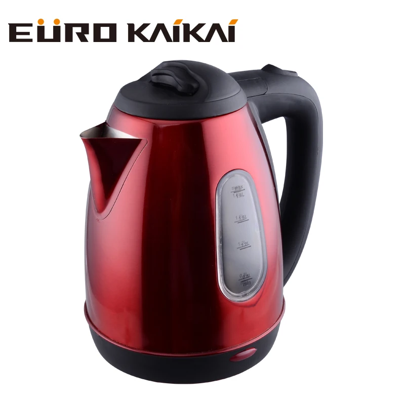 1.5l Color Rojo Hervidor De Agua Eléctrico Con Agua Ventana 1.5l Color Rojo Hervidor De Agua Eléctrico Con Agua Ventana
