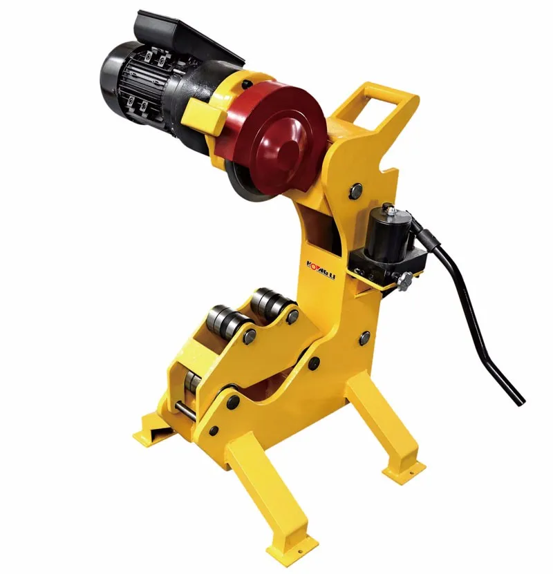 Yellow Hydraulic Rotary Pipe Cutter For Max 12