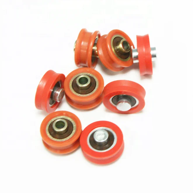 Adjustable Guide Sliding Window Roller Small Plastic Roller Nylon Plastic V Groove Wheel Rollers