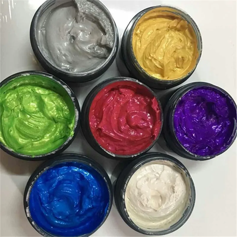 Colorful Clay Hair Color Wax 7 Color Buy Colorful Clay Hair