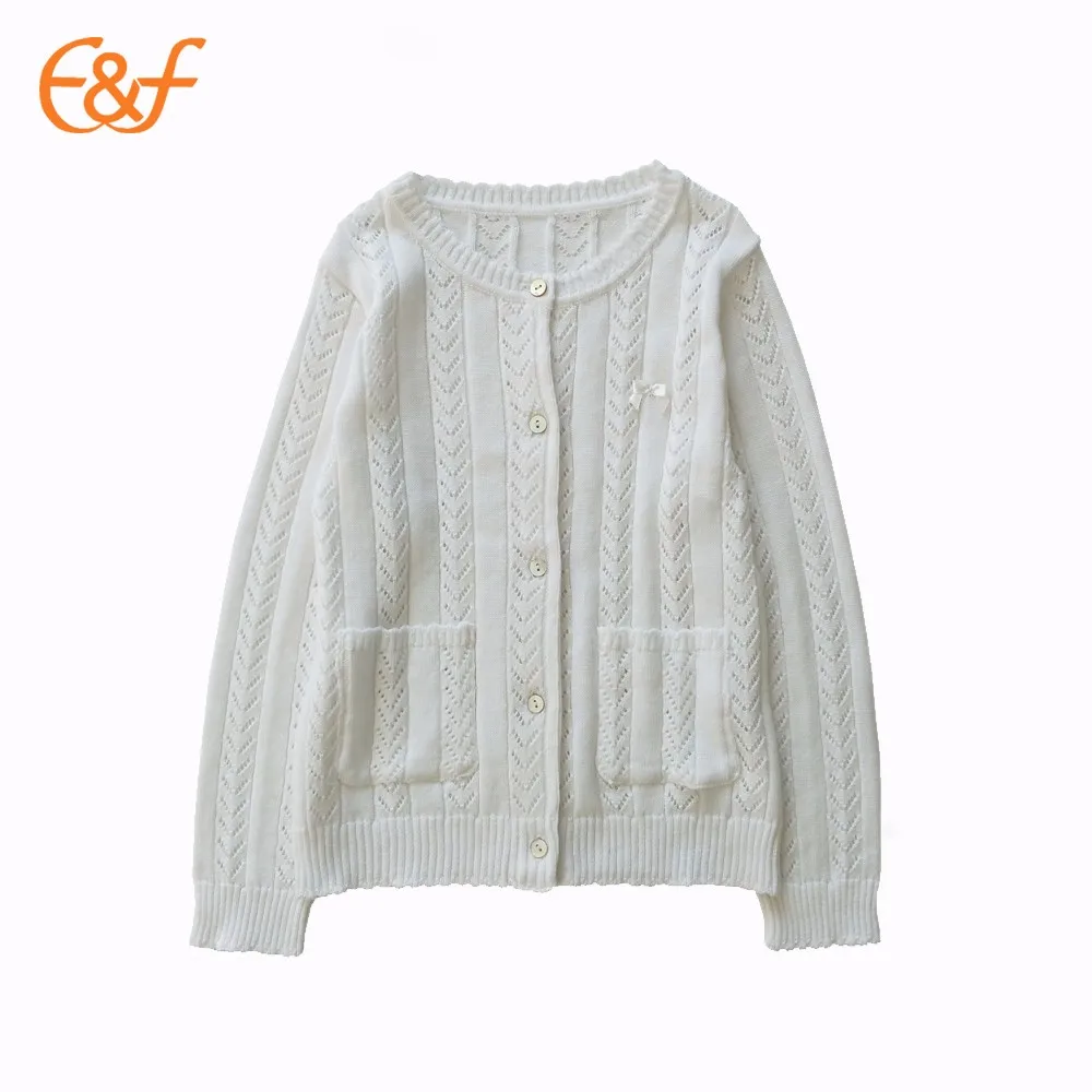 white summer cardigan sweater