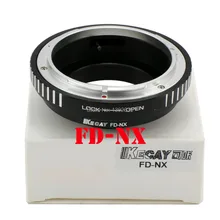 High-Precision FD-NX lens adapter for Canon FD lens and For Samsung NX camera body NX Camera Adapter-Black+Sliver