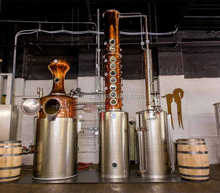Alcohol Distillation Equipment For Vodka Rum Gin Spirits Distillery