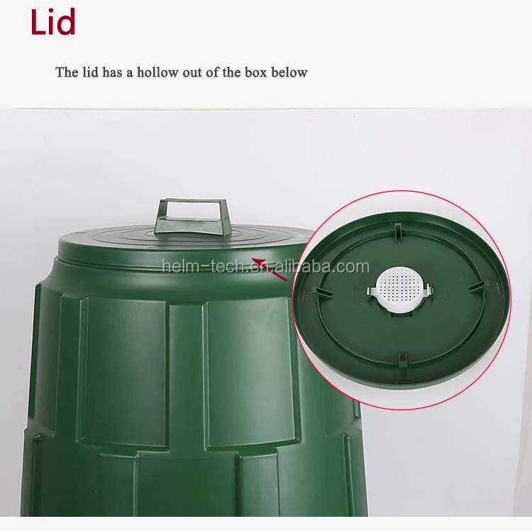 150l Hdpe Garden Compost Bin With Small Door On The Side Buy Plastic