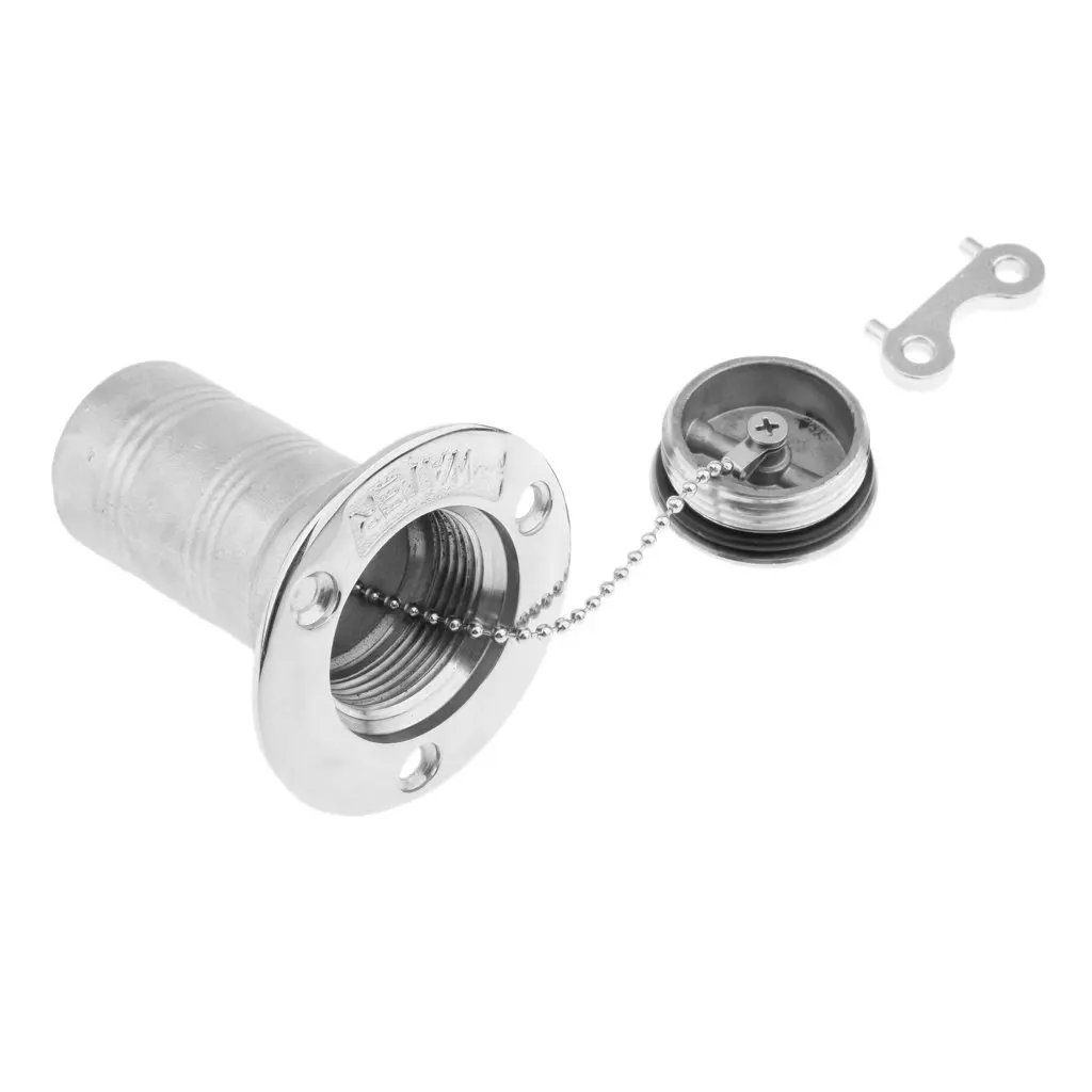 Filler With Key Cap 50MM Amarine-made 2 INCH Boat Deck Water Boat Deck Fill