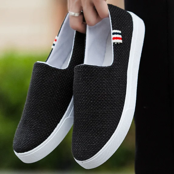 MS1179 Men cloth shoes linen cloth men casual shoes