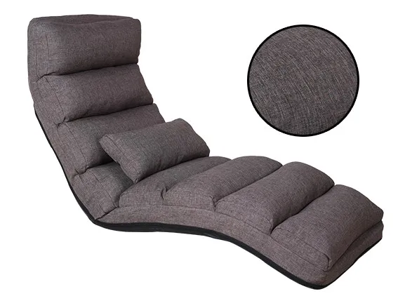 adjustable cushioned floor gaming lounge chair