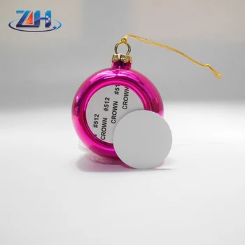 Chaud 4 Cm6 Cm8 Cm Sublimation Personnalisé Boules De Verre De Noël Arbre Décorations Ornements Buy Boule De Noël De Sublimationornements Darbre