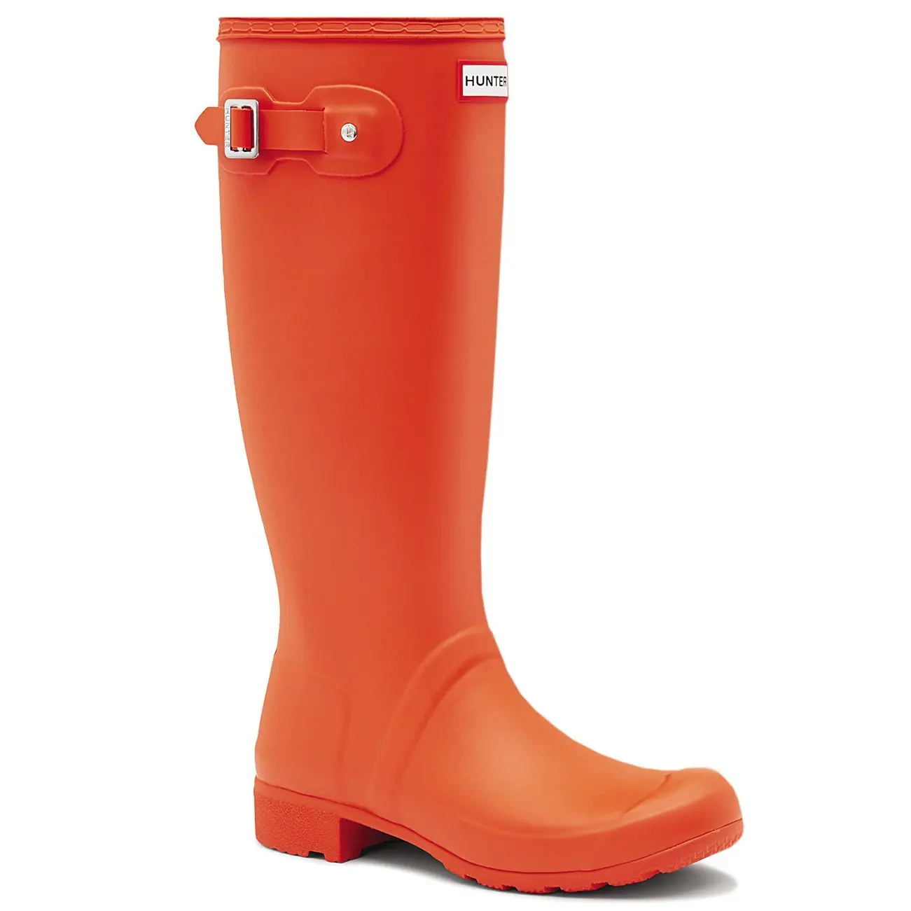 red rain boots hunter