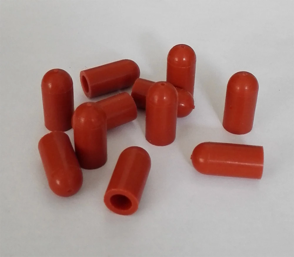 Rusty Red Color Rubber Masking Silicone Caps Cap Rusty Red Color Rubber Masking Silicone Caps