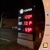 Gas station led figure 8 price sign display pillar equipment