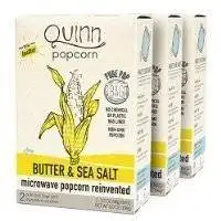 Quinn Popcorn: Microwave Popcorn Butter and Sea Salt - Great Snack Food for Movie Night {Butter & Sea Salt, 3... Thank you for using our service