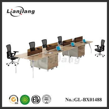 Metal Leg Desk Parion Office Workstation For 4 People Metal Leg Desk Parion Office Workstation For 4 People