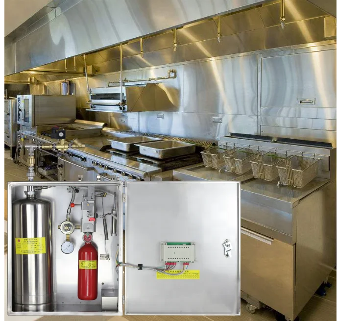 Cooking Fires Automatic Extinguishing System,Automatic Kitchen Fire