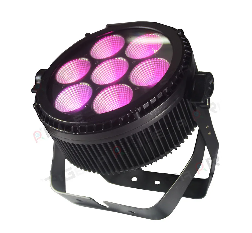 Light Razor P7 Par 64 RGBWY 5 in 1 IP65 High Brightness Super slim 7*25W  water proof led Par Can Light