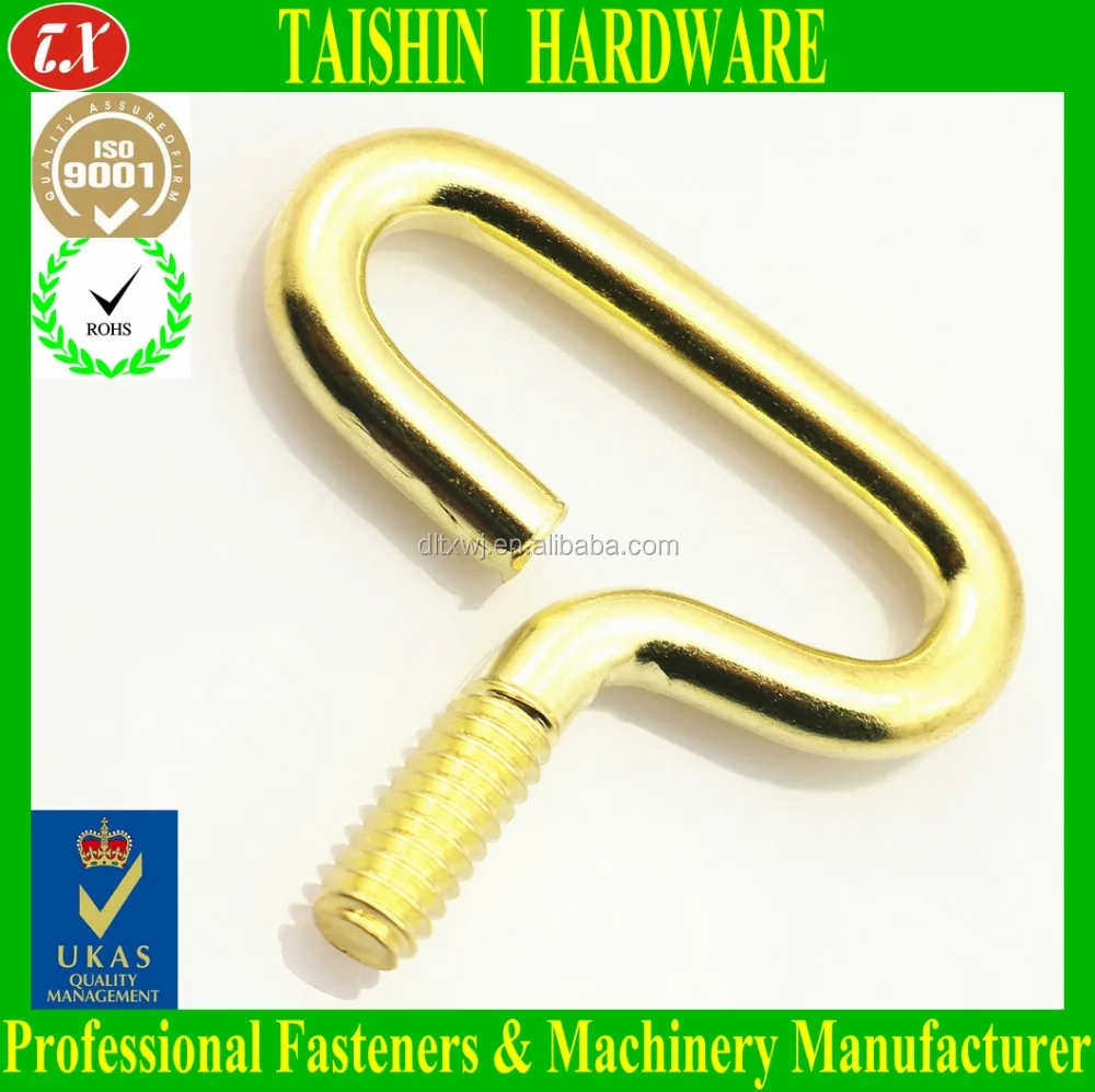 Brass Plated Decorative Key Eye Hanging Hook Screw Buy Hanging Hook