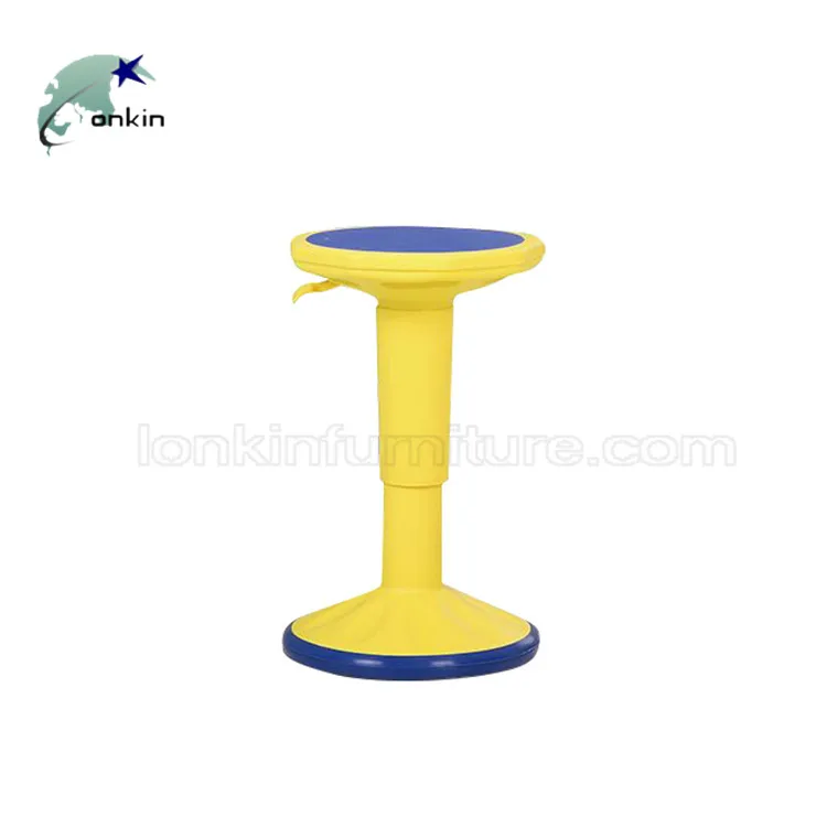 Height adjustable ergonomic Active Sitting wobble stool chair for bar