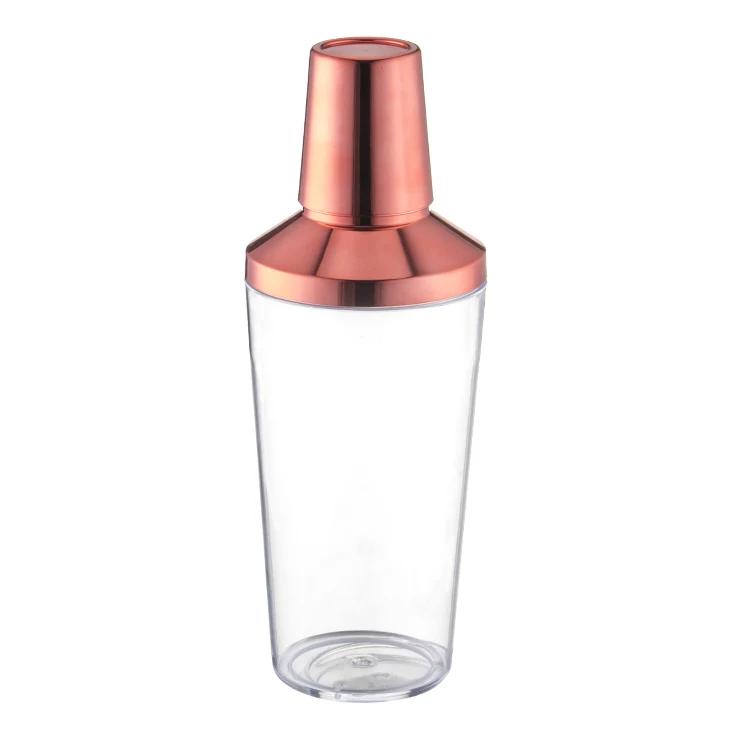 Factory stock BPA FREE AS glittered plastic hand shaker with private label
