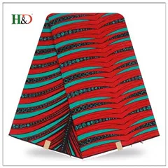 H & D Wholesale 2017 Style High Quality Cotton Knit 6 Yards Wholesale African Wax Print Fabric For Cheap