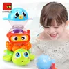 Multifunction Animals Stacking Game Bubble Bath Toy For Baby Kids
