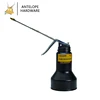 Size 350g High Pressure Black 350g Lubricating Oiler / Oil Can Spray Gun Pot Plastic Steel Pump Oiler