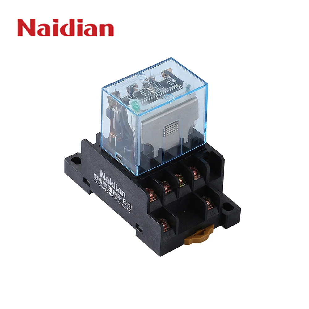 Durable PYF14A 14 Pin DIN Rail Power Relay Socket Base for MY4NJ HH54P MY4