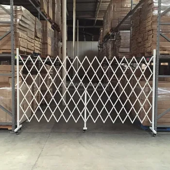 Heavy Duty Jardín Blanco Valla Vallas De Seguridad Puerta Plegable