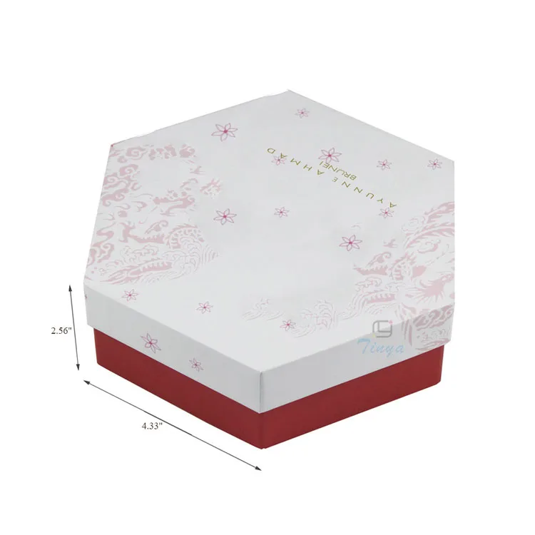 Hexagon Shape Custom Printed Bakery Boxes Design Buy Bakery Boxes
