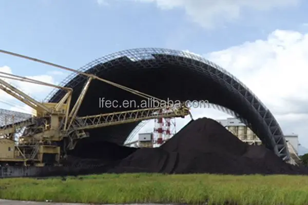 LF Hot Sale Coal Storage Prefab Metal Shed