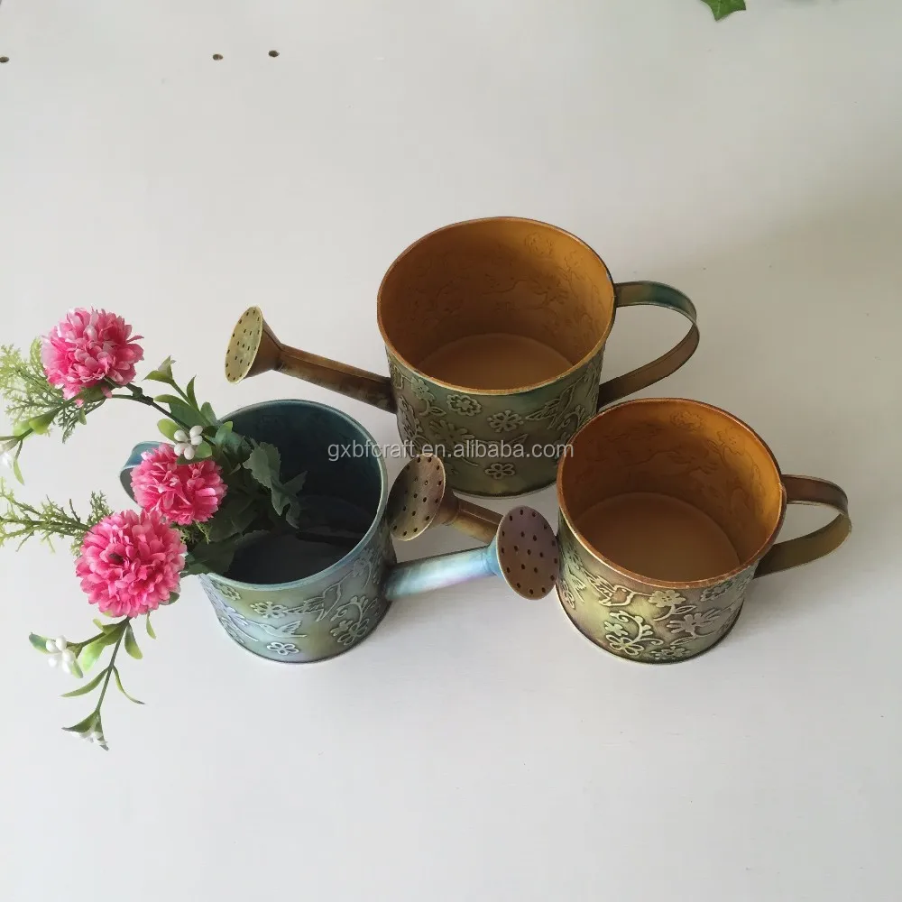 Royal gardens Kids/child popular garden tool series  metal watering can